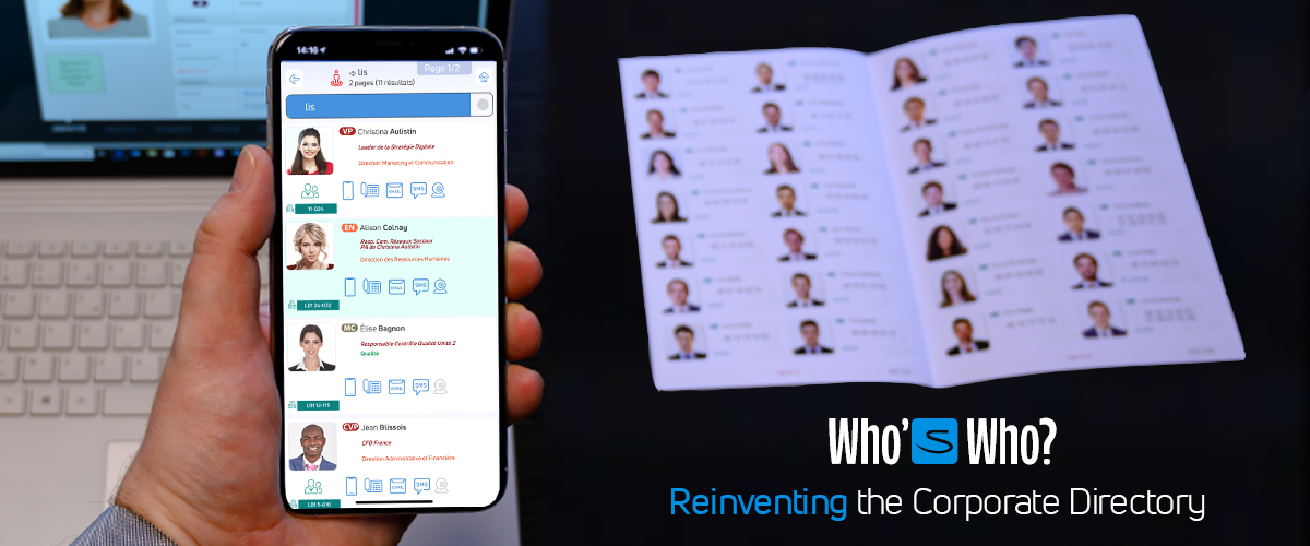 WhosWho.studio : 1 identity card, 1 smartphone application, booklets and applications dedicated for enabling functions.